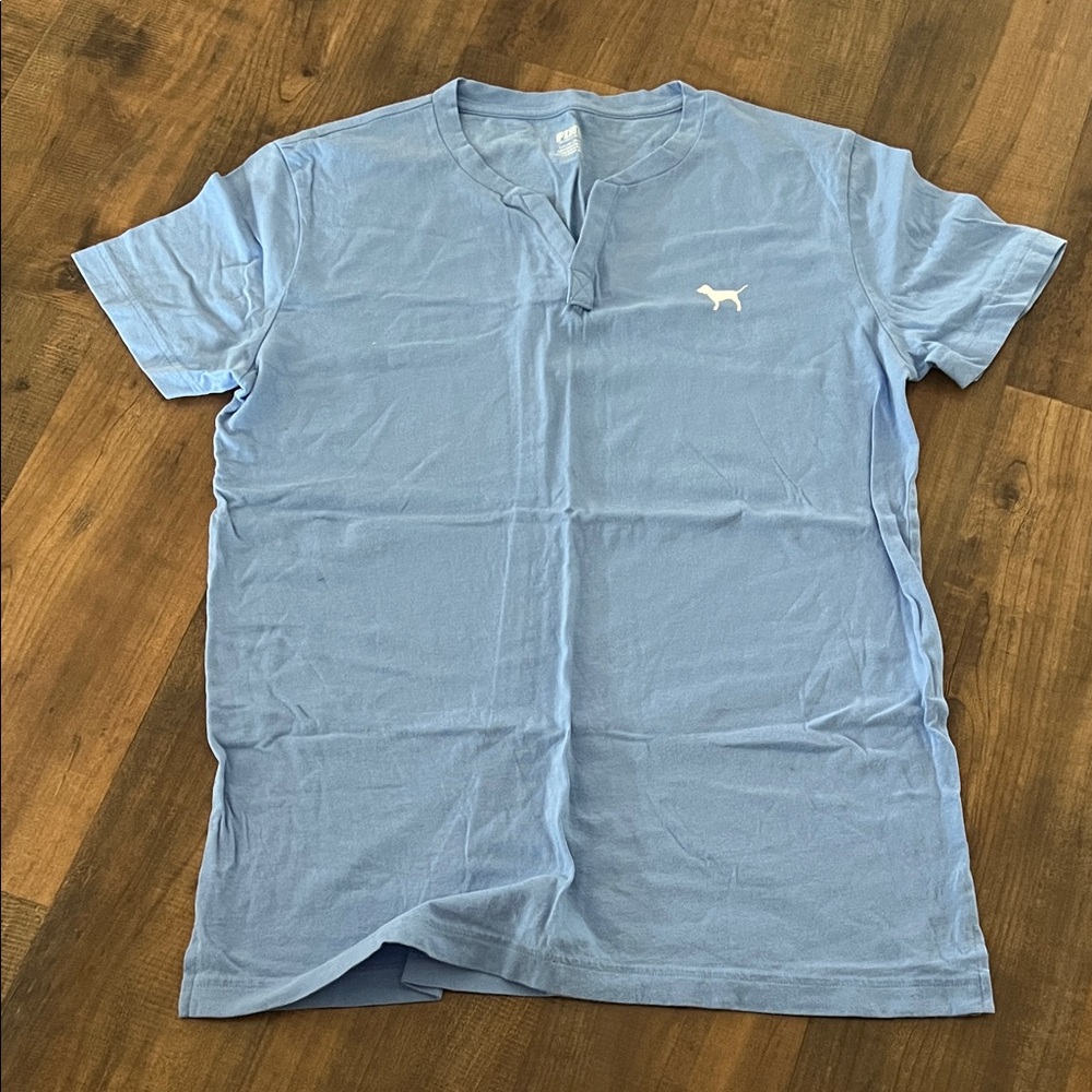 Pink Women’s Light Blue Short Sleeve Tee
